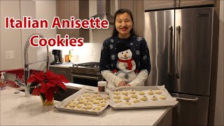 Italian Anisette Cookies  Day 5 of Christmas Cookie Marathon Final Day [upl. by Nollad]