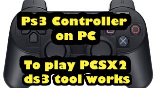 How to use PS3 Controller on PC with DS3 and play pcSX2 121 [upl. by Susejedairam]