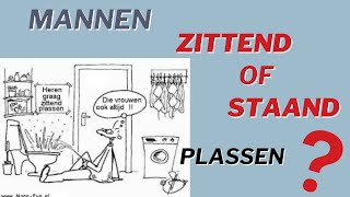 Moeten MANNEN nou ZITTEND of STAAND plassen [upl. by Tratner]