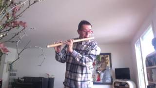 J Dowland Flow my tears with bamboo flute [upl. by Rehpotirhc]