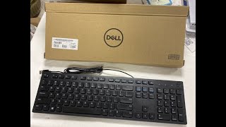 Unboxing Of Dell KB216 Wired Keyboard Price 499Rs [upl. by Tiossem]