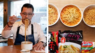 Ramen Chef Reviews Instant Ramen [upl. by Airdnax]