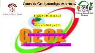 coure de géodynamique externe S2 cycle des roches sédimentaires svi et svtu 2022 [upl. by Eidolem]