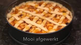 Recept ouderwets lekkere appeltaart [upl. by Morlee]