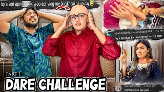 FANS K KEHNY PY TIND KER DE 😱  Zyra Ka Face Reveal 😍  Dare Challenge Part1 😈 [upl. by Nadabas]