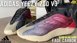 Adidas Yeezy 700 V3 Fade Carbon On Feet Review [upl. by Nnazil]