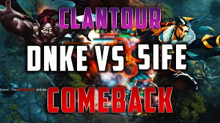 Biggest Comeback in Competitive HoN 2021  DNKE vs 5ife  ClanTour 20 [upl. by Avram]