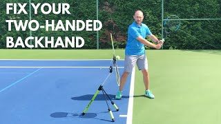 TwoHanded Backhand Fix [upl. by Kotz219]