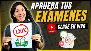 📝 Método de Estudio para APROBAR tus EXÁMENES  Masterclass en Vivo  Rifa en Vivo [upl. by Reivilo]