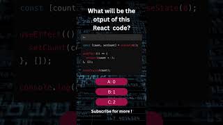 React State Mystery Can You Guess the Output 🤔 reactquiz reacthooks learnreact learnreactjs [upl. by Nyrok]