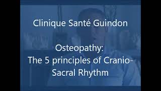 Five principles of the craniosacral rhythm [upl. by Tish]