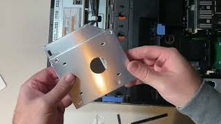 Dell R720 Replace DVD Rom Slot for an SSD Drive [upl. by Llenart270]