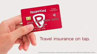 PassportCard Travel insurance on tap [upl. by Lehplar51]