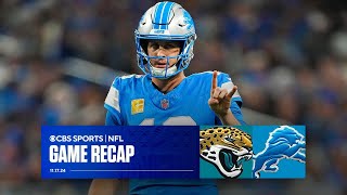 Lions DOMINATE Jaguars for best 10game start since 1934  Game Recap [upl. by Prudie885]