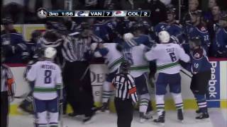 Rick Rypien vs Cody McLeod Nov 14 2009 [upl. by Feodora]