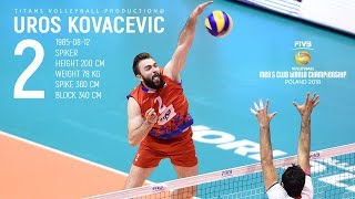 Uros Kovacevic  The Best Left Handed Volleyball Player  FIVB Mens WCH 2018 [upl. by Shaffert197]