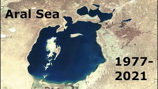 Aral Sea Time Lapse [upl. by Enyamrahc]