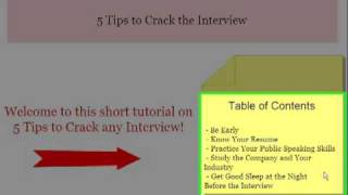 5 Tips to Crack the Interview [upl. by Engracia]