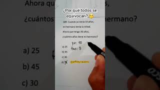 ¿Cuál es tu respuesta matematicasfaciles disfrutalasmatematicas clases profejeff fypシ゚ [upl. by Llenet114]