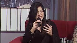 SOUND BY QURBAN BUTT PTV NATIONAL LIVE MORNING SHOW HOSTSAIRA ALI KHAN SINGERAINEE ZAHDI [upl. by Wade]