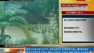 NTG Bayawan City Negros Oriental binaha matapos ang walang tigil na pagulan [upl. by Corbett]