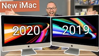 New 2020 iMac 27quot 5k Unboxing and Compare against 2019 iMac  shotoniphone [upl. by Atirahs798]