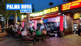 Palma Nova Mallorca 🇪🇸 Nightlife 🍺 [upl. by Akitahs]