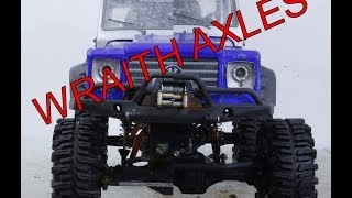 Burnout RC  Wraith Axles on SCX10 [upl. by Aitret]