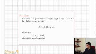 Lezioni di Matematica generale  Permutazioni  Definizione [upl. by Suertemed]