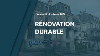 Rénovation durable [upl. by Nylirek]