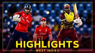 Final Over Finish  Highlights  West Indies v England  3rd T20I [upl. by Gyatt]