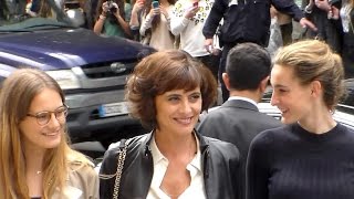 Inès de La Fressange à Paris Fashion Week le 8 juillet 2014 Chanel [upl. by Press]