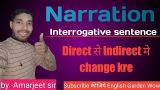 Narration viral Interrogative sentence [upl. by Eldridge]