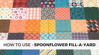 Spoonflower Fill a Yard  Selling Your Pattern Designs with Spoonflower [upl. by Duester98]