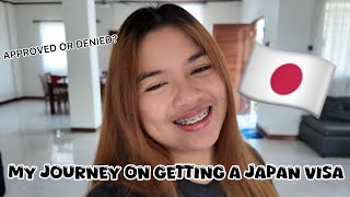 My journey on getting a Japan Visa 🇯🇵 Isha Del Rosario  Philippines [upl. by Wolpert]