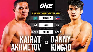 KAZAKH DOMINANCE 🇰🇿😱 Kairat Akhmetov vs Danny Kingad  Full Fight [upl. by Inhoj]