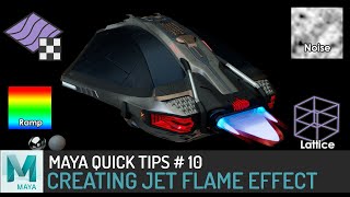 Maya QuickTip 10 Jet Flame [upl. by Jermaine]