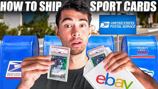 How To Ship Sports Cards Cheapest amp Easiest Method [upl. by Nirehtac815]