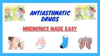 AntiAsthmatic drugs pharmacology mnemonics mnemonics made easy [upl. by Santa]