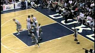 Rasheed Wallace Tip Jam Scares Cameron Indoor [upl. by Aleihs]