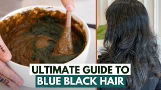 DYING MY HAIR BLUE BLACKATTEMPT 2 AGEBEAUTIFUL [upl. by Maiocco]