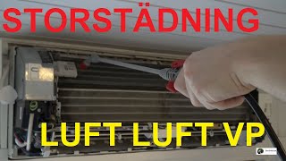 Rengöring av Luftvärmepump IVT AYXP12FRN [upl. by Yllim]