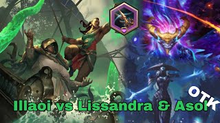 Illaoi vs Lissandra and Asol One Turn  Legends Of Runeterra [upl. by Eirojram823]