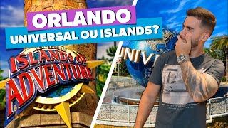 ☑️ Universal Studios Orlando ou Islands of Adventure Dá para fazer os dois parques em 1 dia [upl. by Niotna]