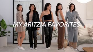 ARITZIA FAVORITES my most worn from Aritzia  must have basics 2023 [upl. by Giulia]