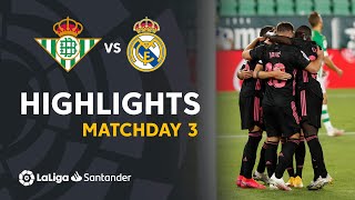 Highlights Real Betis vs Real Madrid 23 [upl. by Sateia]