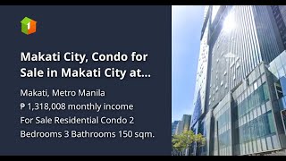 Makati City Condo for Sale in Makati City at Park Central Towers 2Bedroom 2BR [upl. by Lugar]