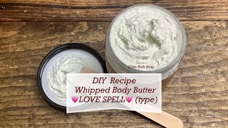 DIY How To Recipe  Restocking my BEST amp Favorite Whipped Body Butter 💗  Ellen Ruth Soap [upl. by Nagorb]