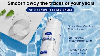 MOOYAM Neck Cream 50ml Removal of Neck Lines Lifting and Firming Polypeptide Retinol Collagen [upl. by Akeihsal632]