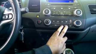 How to turn off AC on Defrost in 20062011 Honda Civic  IMPROVES POWER AND FUEL ECONOMY [upl. by Jerry]